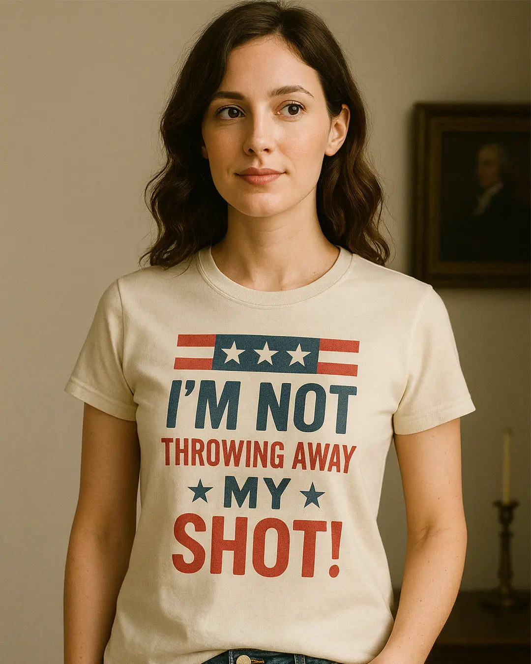 I'm not Throwing Away My Shot Shirt, 4th of july Tshirt Cypress DTF