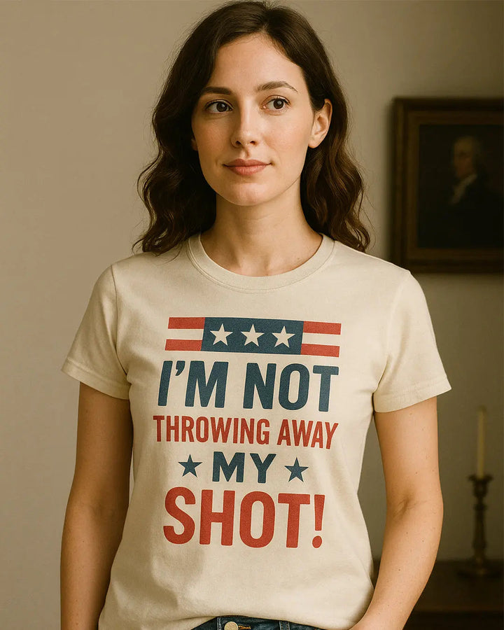 I'm not Throwing Away My Shot Shirt, 4th of july Tshirt Cypress DTF