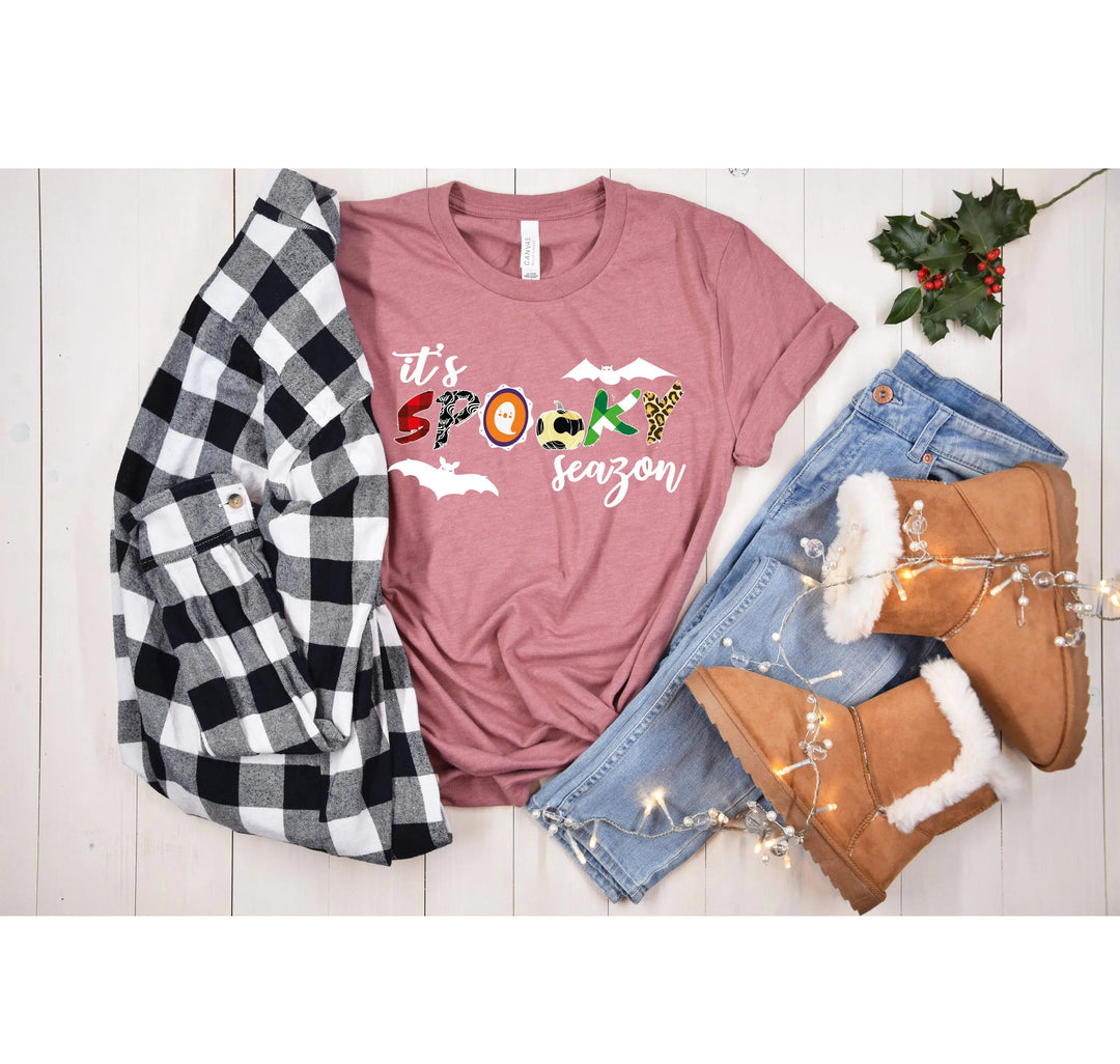 It's Spooky Season Shirt | Cute Ghost & Spooky Vibes Tee Cypress DTF