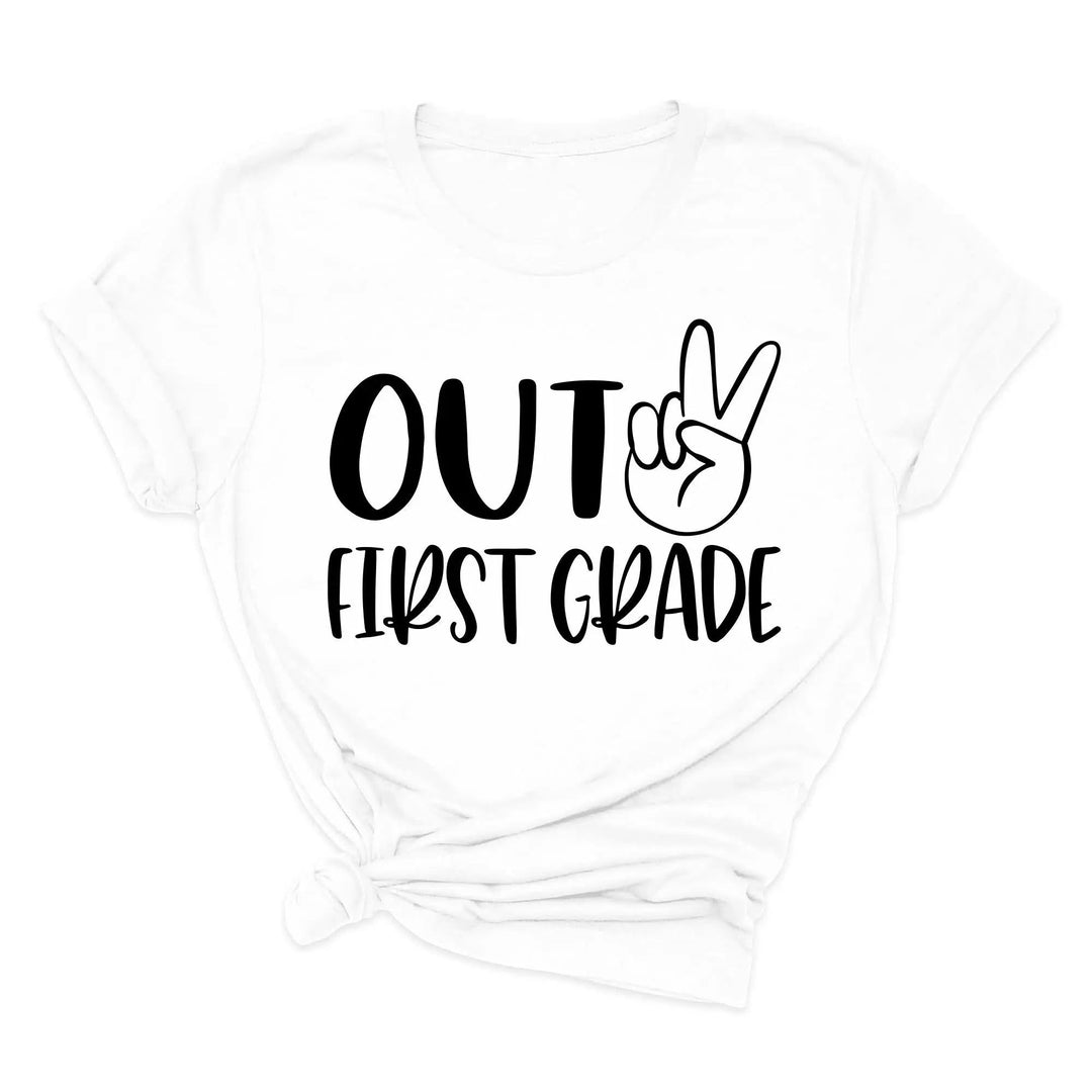Last Day of School Shirt - Out of Preschool, Kindergarten & Grade Cypress DTF