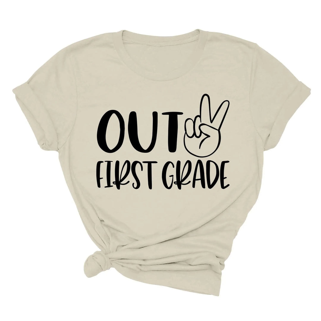 Last Day of School Shirt - Out of Preschool, Kindergarten & Grade Cypress DTF