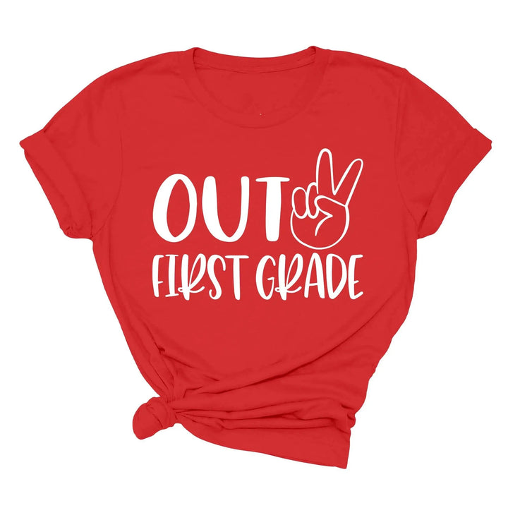 Last Day of School Shirt - Out of Preschool, Kindergarten & Grade Cypress DTF