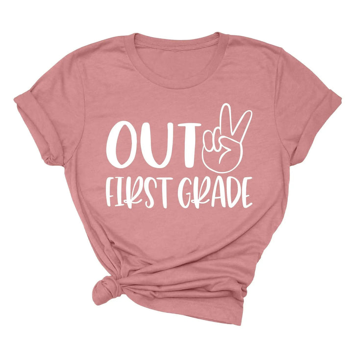 Last Day of School Shirt - Out of Preschool, Kindergarten & Grade Cypress DTF