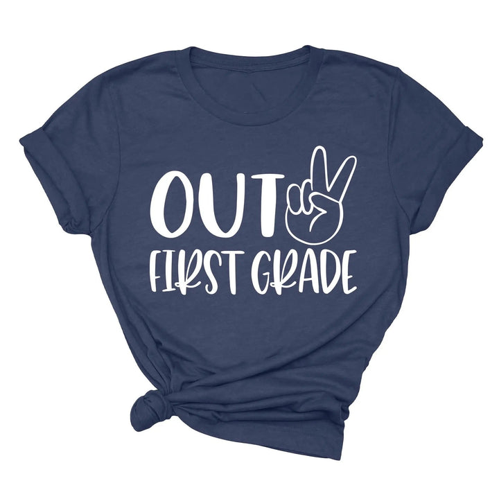 Last Day of School Shirt - Out of Preschool, Kindergarten & Grade Cypress DTF