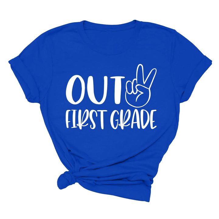 Last Day of School Shirt - Out of Preschool, Kindergarten & Grade Cypress DTF