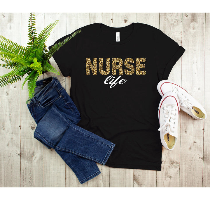 Leopard Nurse Shirt - Future Nurse Gift & Nursing School Tee for Women Cypress DTF