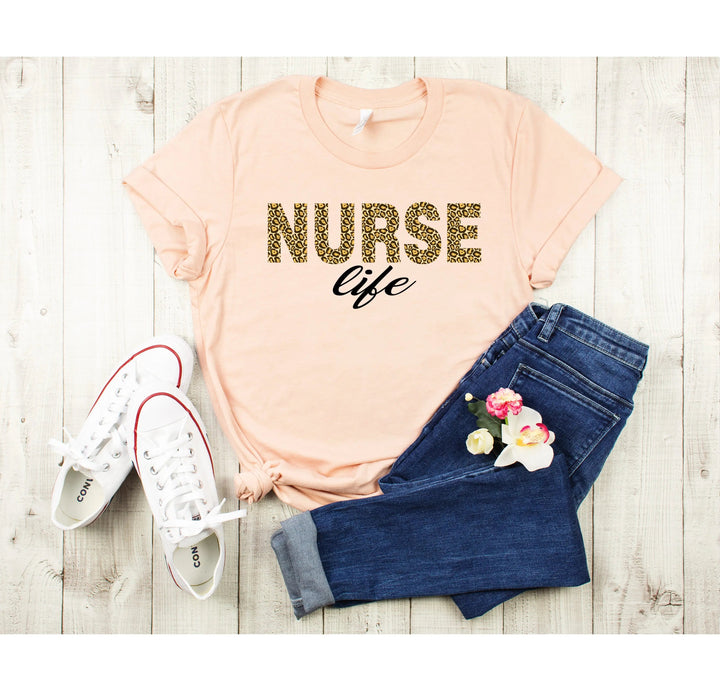 Leopard Nurse Shirt - Future Nurse Gift & Nursing School Tee for Women Cypress DTF