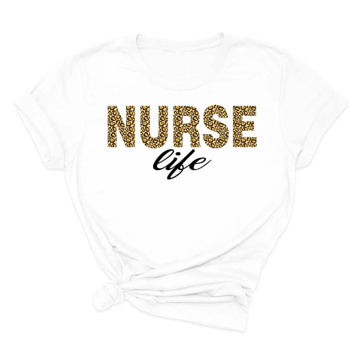 Leopard Nurse Shirt - Future Nurse Gift & Nursing School Tee for Women Cypress DTF