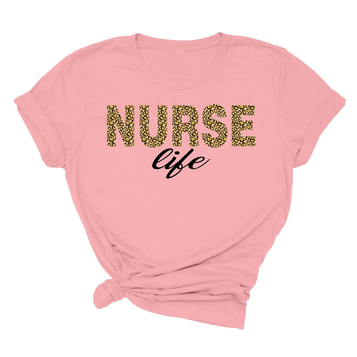Leopard Nurse Shirt - Future Nurse Gift & Nursing School Tee for Women Cypress DTF