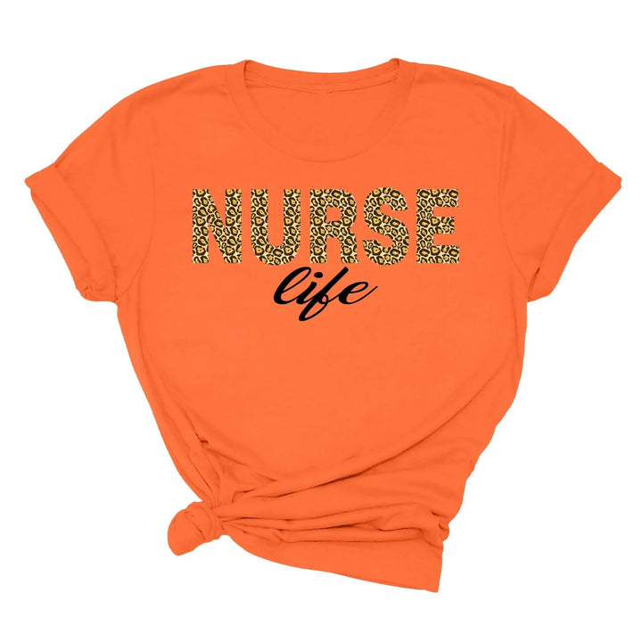 Leopard Nurse Shirt - Future Nurse Gift & Nursing School Tee for Women Cypress DTF