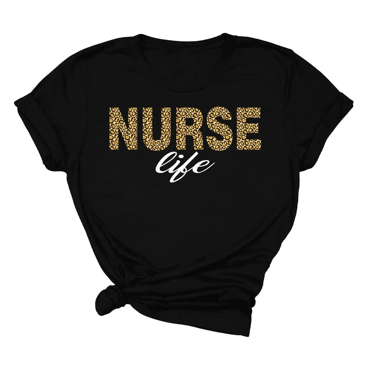 Leopard Nurse Shirt - Future Nurse Gift & Nursing School Tee for Women Cypress DTF