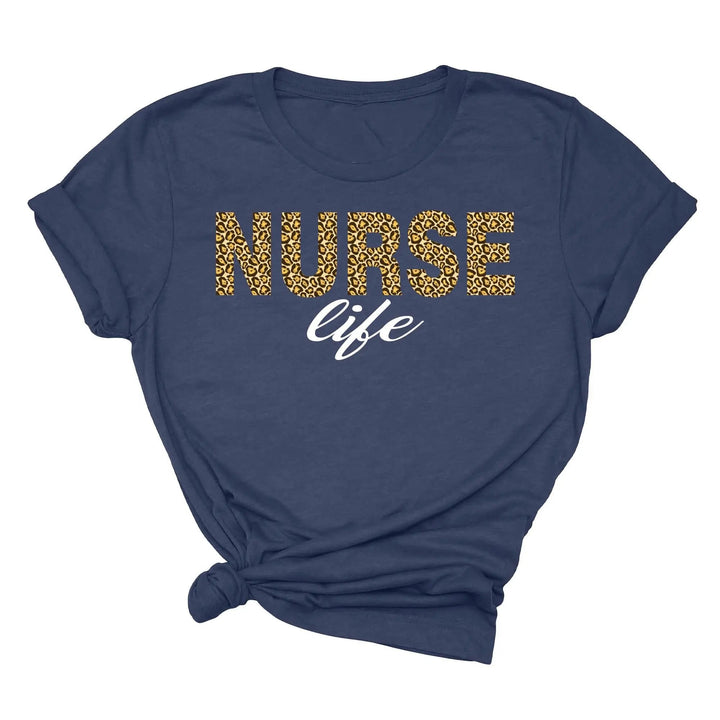 Leopard Nurse Shirt - Future Nurse Gift & Nursing School Tee for Women Cypress DTF