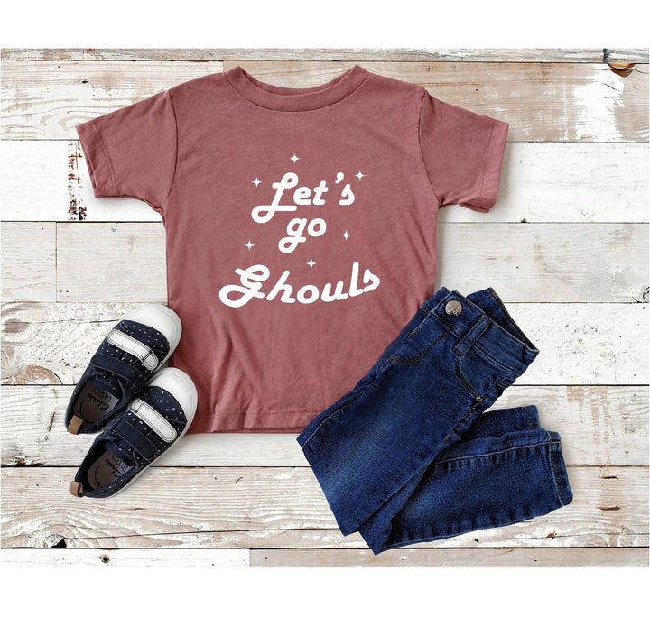 Let’s Go Ghouls Halloween Toddler Shirt | Funny Toddler Fall Tee Cypress DTF