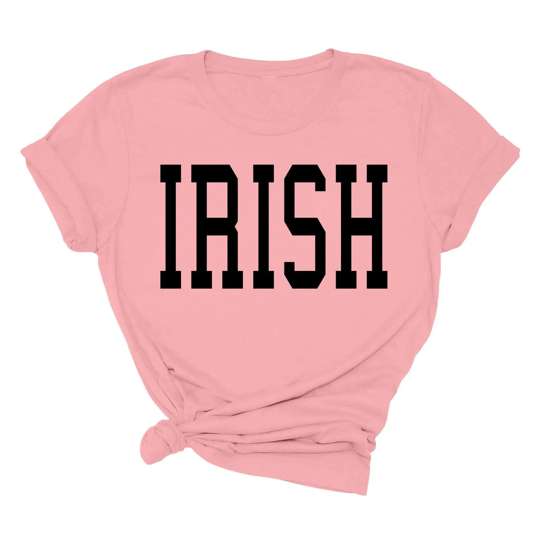 Lucky Irish Shirt - St. Patrick's Day & St. Patty's Day Tee for Women Cypress DTF