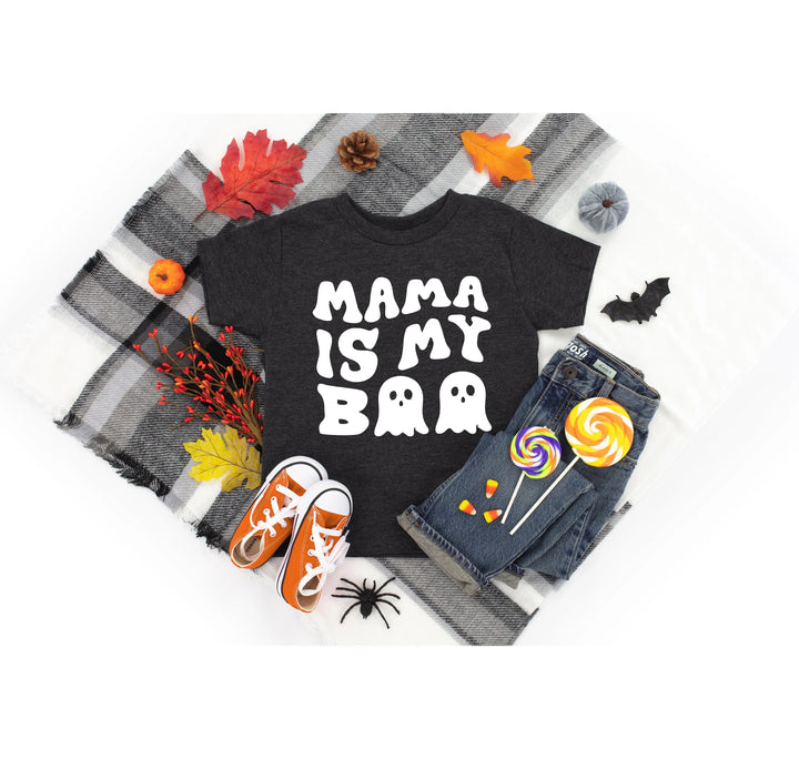Mama is My Boo Shirt | Cute Halloween Ghost Kids Tee Cypress DTF