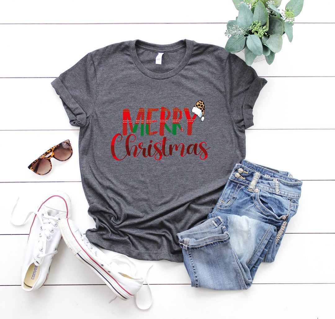Merry Christmas Buffalo Plaid Shirt | Spooky Family Holiday Tee Cypress DTF