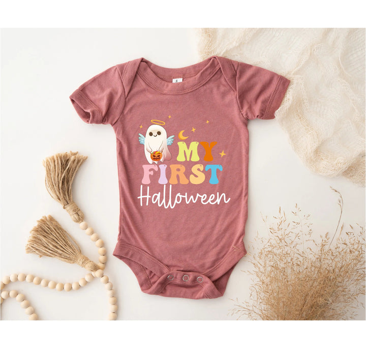 My First Halloween Bodysuit - Funny Baby & Family Halloween Outfit Cypress DTF