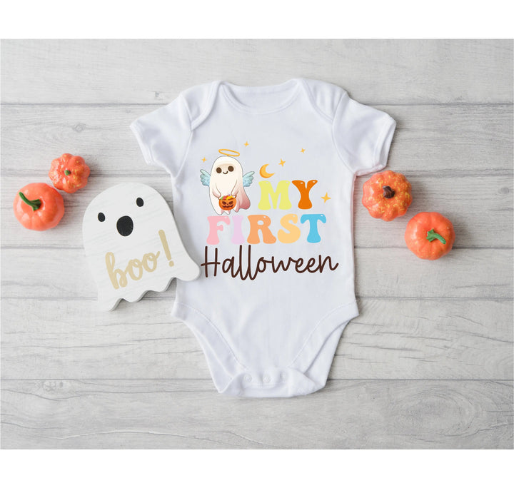 My First Halloween Bodysuit - Funny Baby & Family Halloween Outfit Cypress DTF