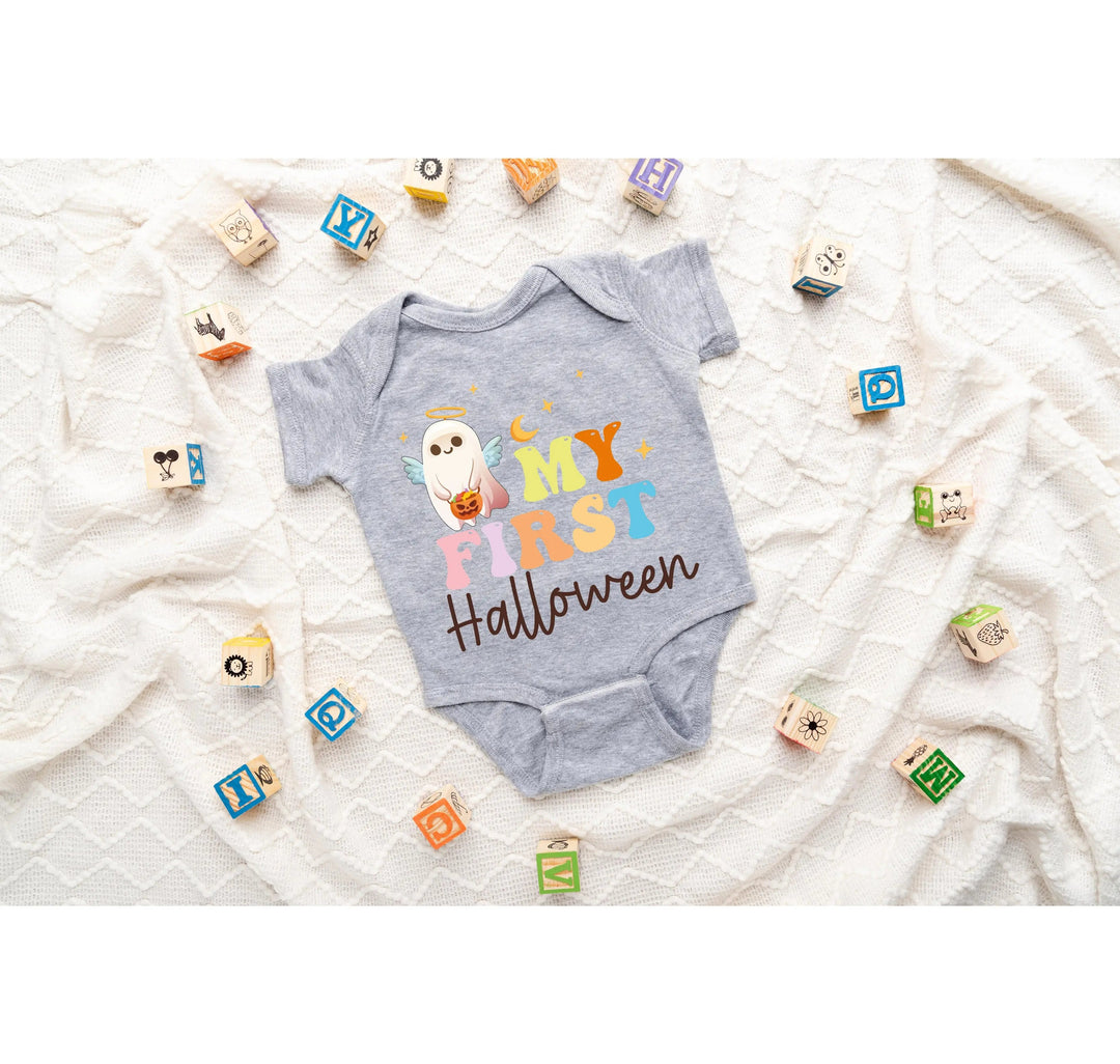 My First Halloween Bodysuit - Funny Baby & Family Halloween Outfit Cypress DTF