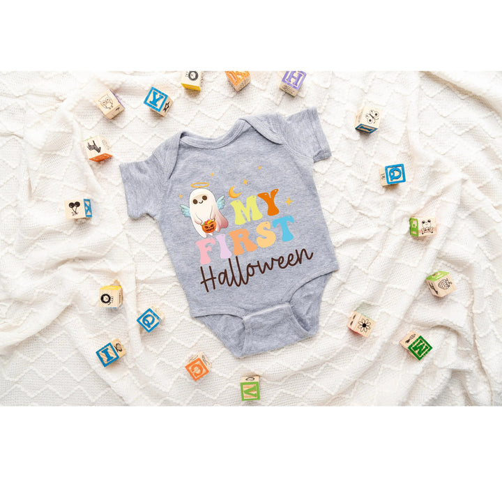 My First Halloween Bodysuit - Funny Baby & Family Halloween Outfit Cypress DTF