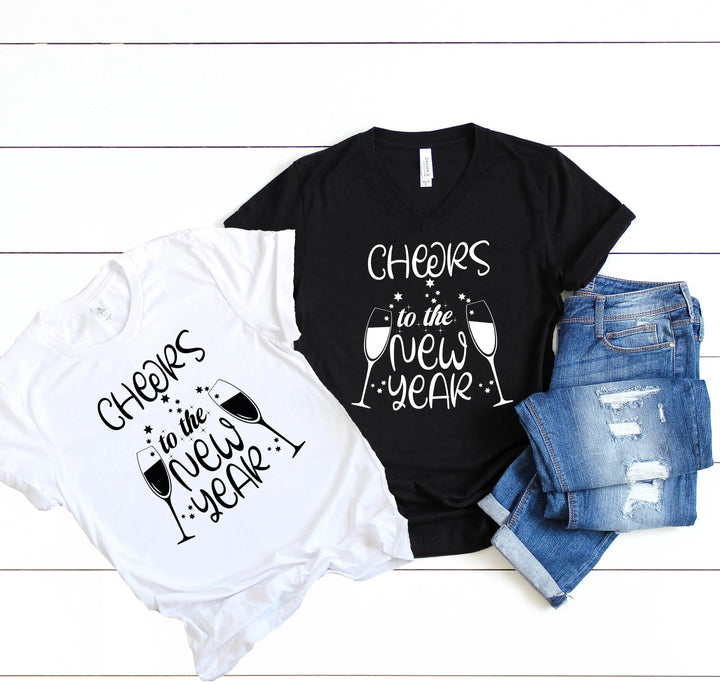 New Year 2023 Shirt | Cheers to the New Year Tee Cypress DTF