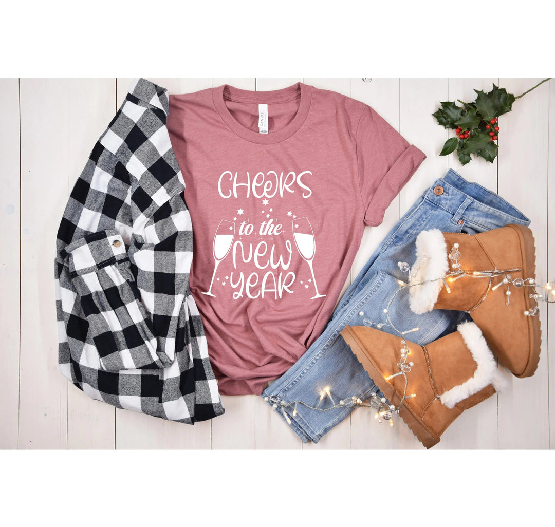 New Year 2023 Shirt | Cheers to the New Year Tee Cypress DTF