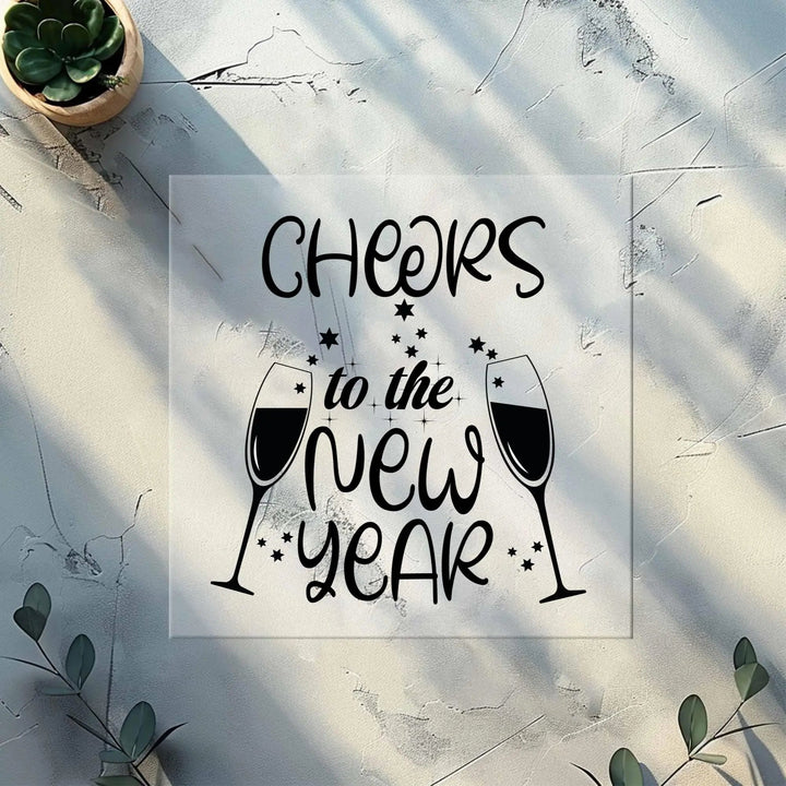 New Year 2025 DTF Transfers | Cheers to the New Year DTF