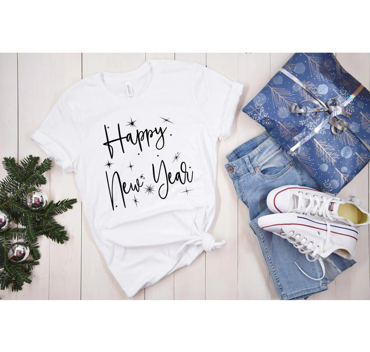 New Year 2025 Shirt | Happy New Year Tee Cypress DTF