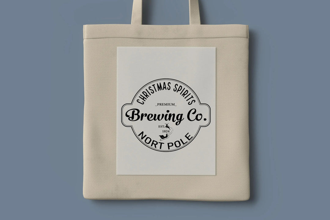 North Pole Brewing Co. DTF Transfers| Vintage Christmas Holiday DTF Transfers