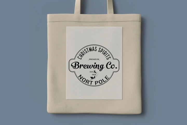 North Pole Brewing Co. DTF Transfers| Vintage Christmas Holiday DTF Transfers