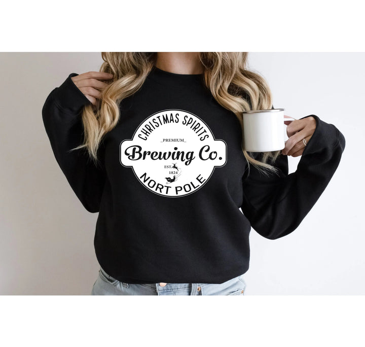 North Pole Brewing Co. Sweatshirts | North Pole Sweatshirts | Family Christmas Gift Cypress DTF