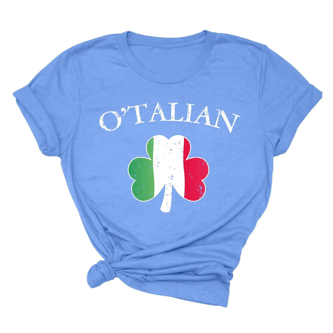 O'Talian Shirt - Shamrock & Irish Italian St. Patrick's Day Tee Cypress DTF