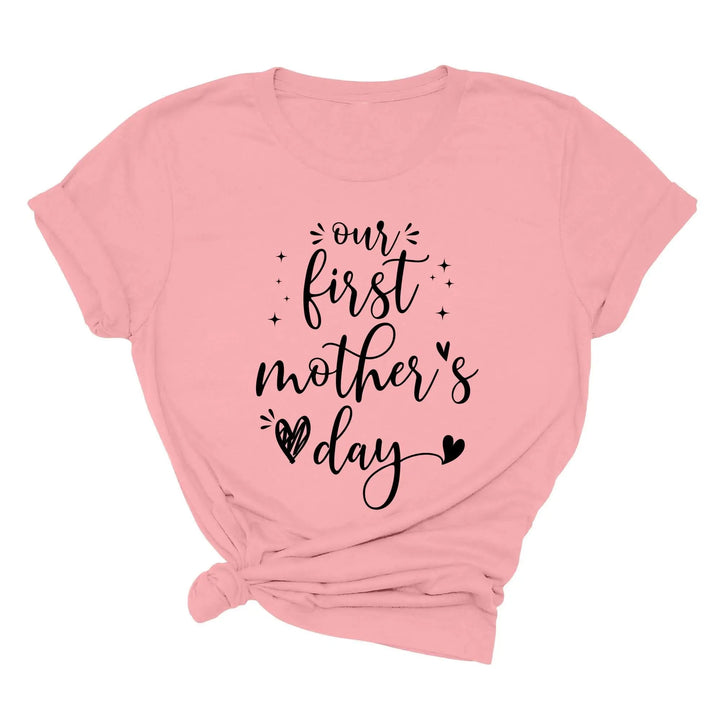 Our First Mother's Day Shirt - Matching Mommy & Me Outfit Gift Cypress DTF
