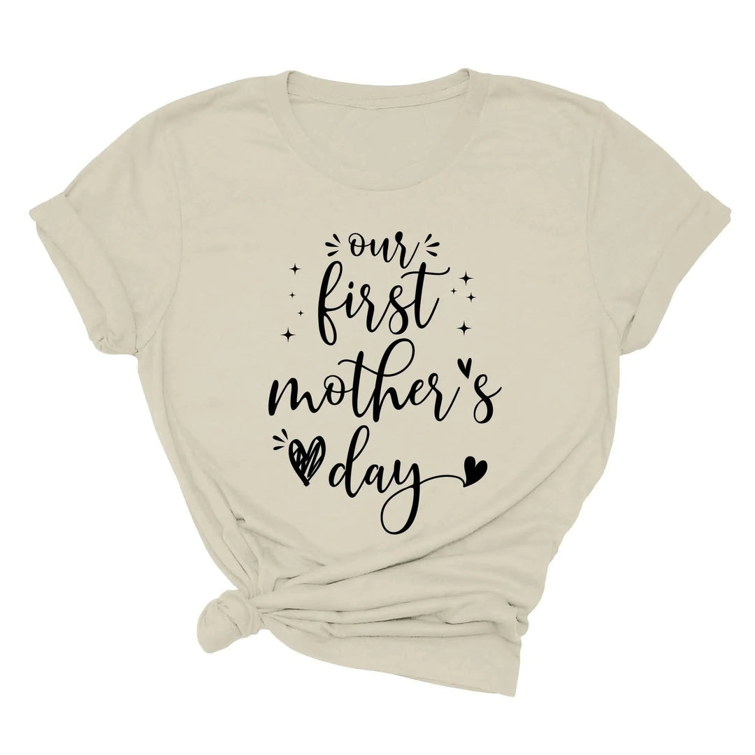Our First Mother's Day Shirt - Matching Mommy & Me Outfit Gift Cypress DTF