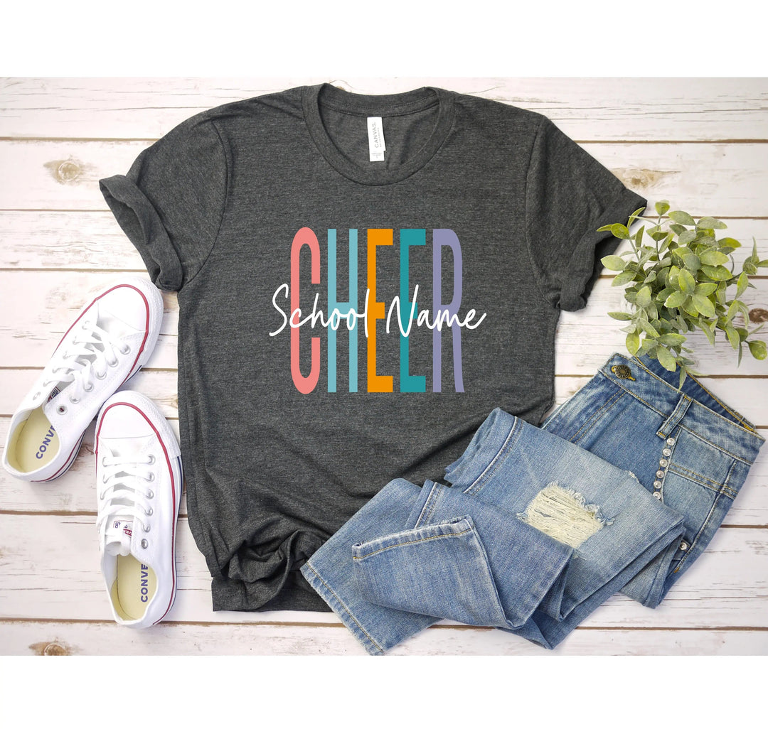 Personalized Cheerleader T-Shirt - Custom Cheer Team & Coach Gift Cypress DTF