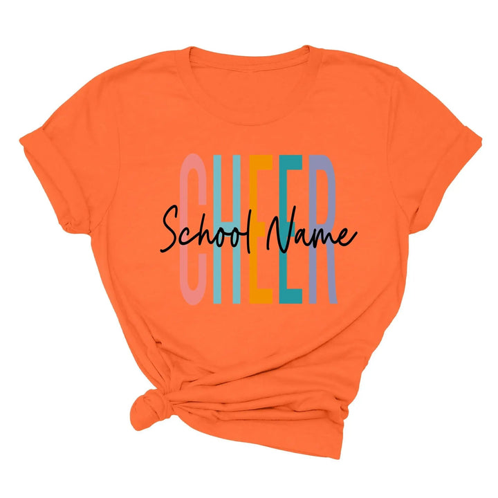 Personalized Cheerleader T-Shirt - Custom Cheer Team & Coach Gift Cypress DTF