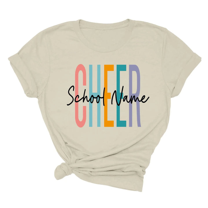 Personalized Cheerleader T-Shirt - Custom Cheer Team & Coach Gift Cypress DTF