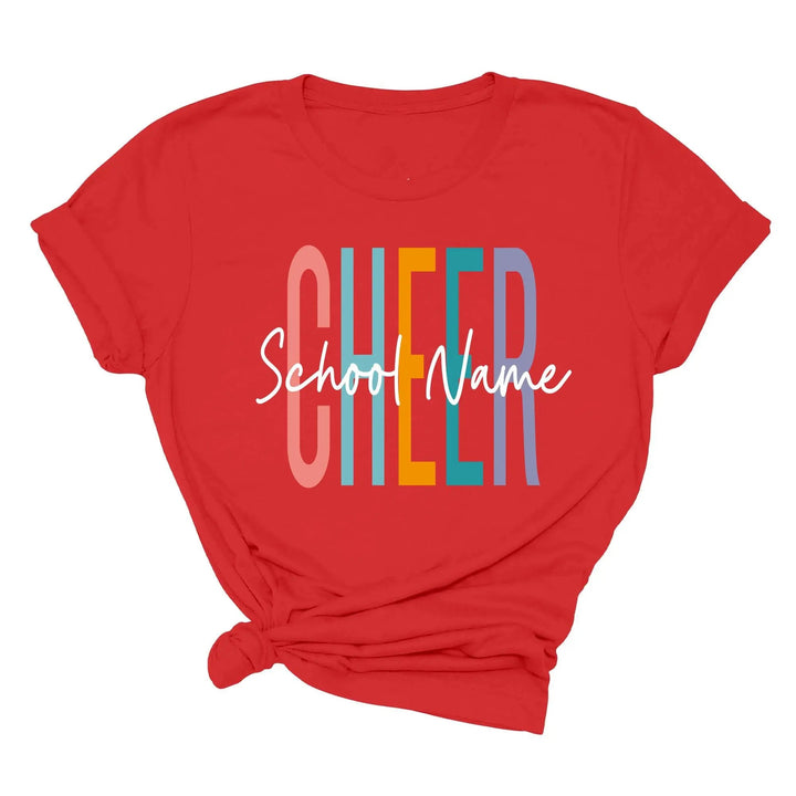 Personalized Cheerleader T-Shirt - Custom Cheer Team & Coach Gift Cypress DTF