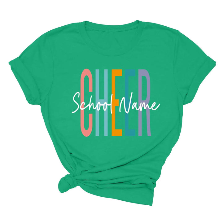 Personalized Cheerleader T-Shirt - Custom Cheer Team & Coach Gift Cypress DTF