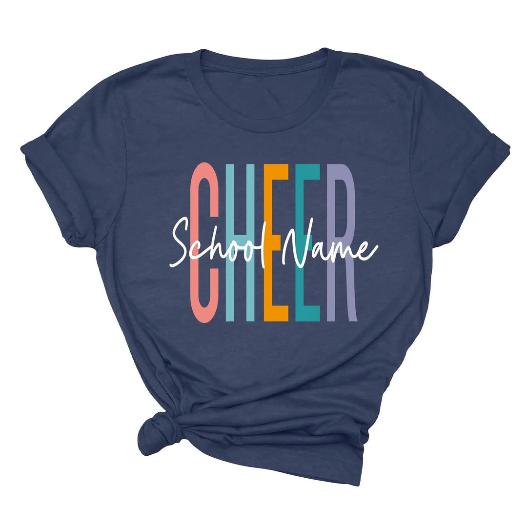 Personalized Cheerleader T-Shirt - Custom Cheer Team & Coach Gift Cypress DTF