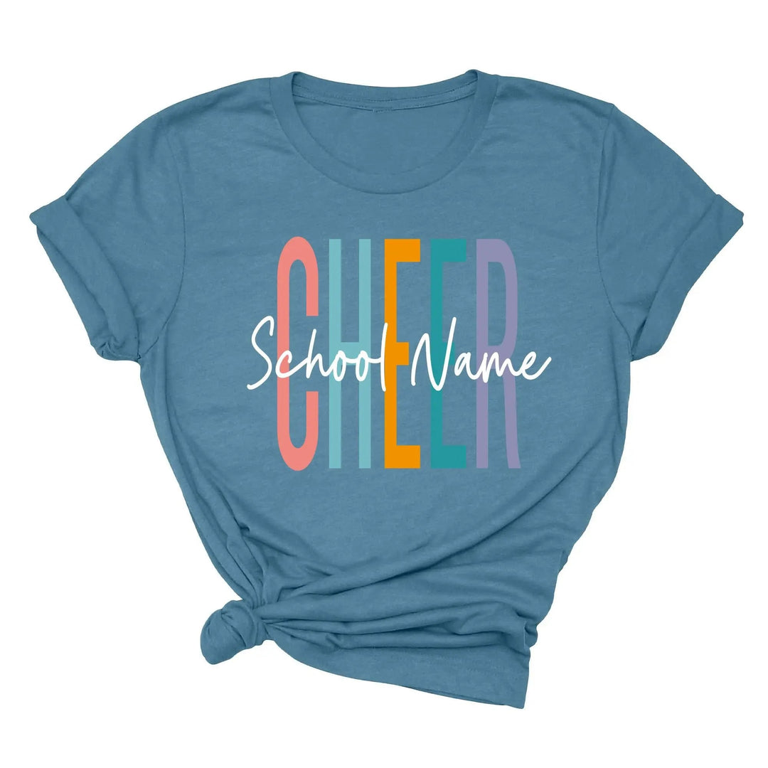 Personalized Cheerleader T-Shirt - Custom Cheer Team & Coach Gift Cypress DTF