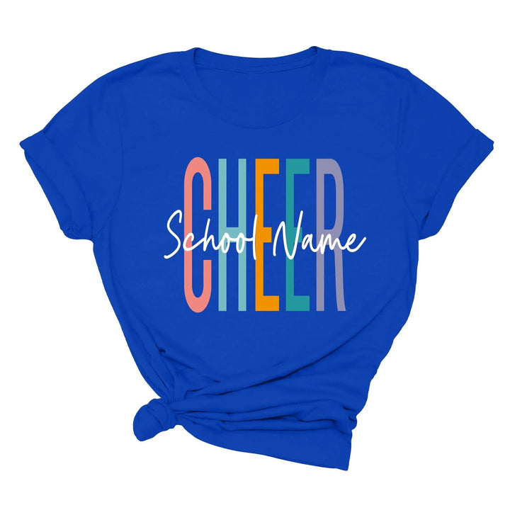 Personalized Cheerleader T-Shirt - Custom Cheer Team & Coach Gift Cypress DTF