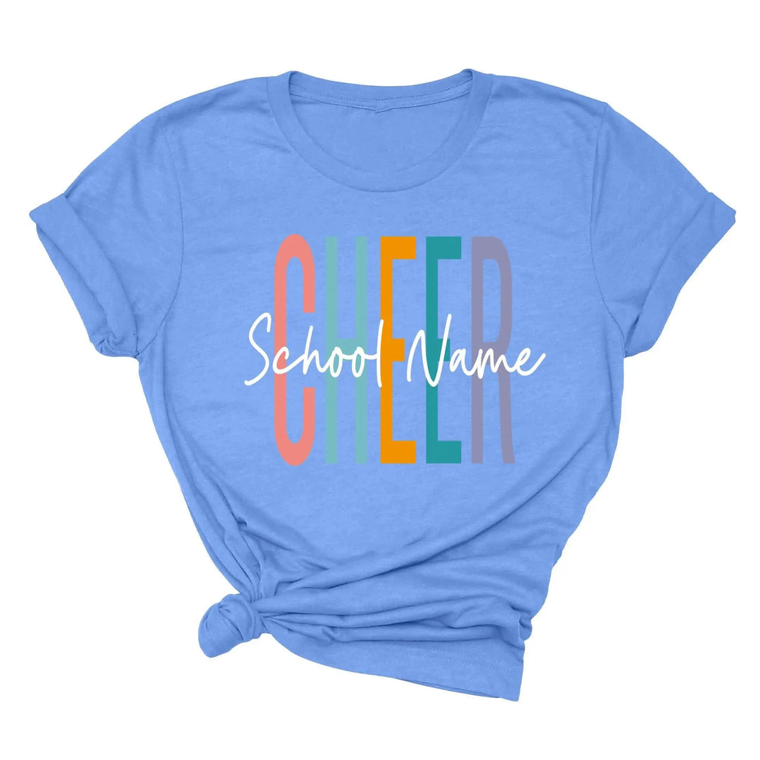 Personalized Cheerleader T-Shirt - Custom Cheer Team & Coach Gift Cypress DTF