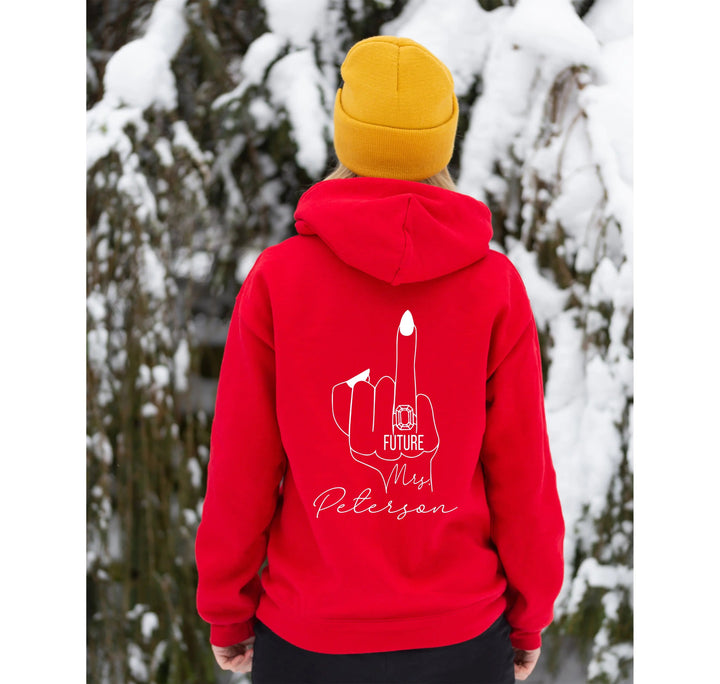 Personalized Future Fiancée Sweatshirt - Mrs. & Couples Gift Sweatshirt Cypress DTF
