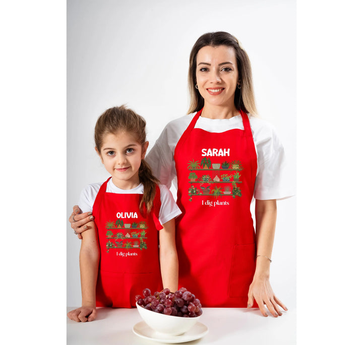 Personalized Gardening Apron - Custom Gift for Plant Lovers Cypress DTF