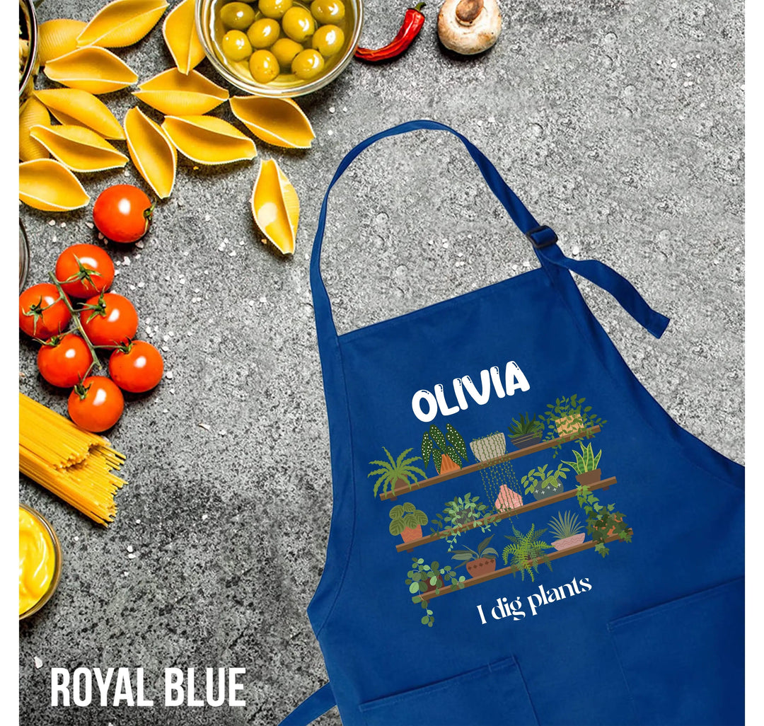 Personalized Gardening Apron - Custom Gift for Plant Lovers Cypress DTF