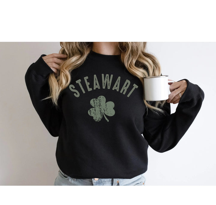 Personalized Last Name St. Patrick's Day Sweatshirt - Custom Irish Tee Cypress DTF