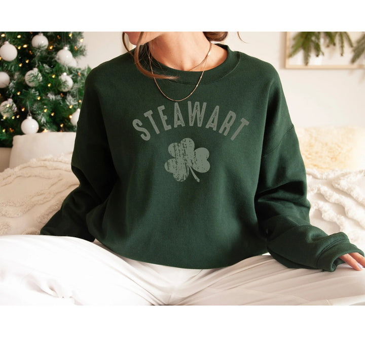 Personalized Last Name St. Patrick's Day Sweatshirt - Custom Irish Tee Cypress DTF