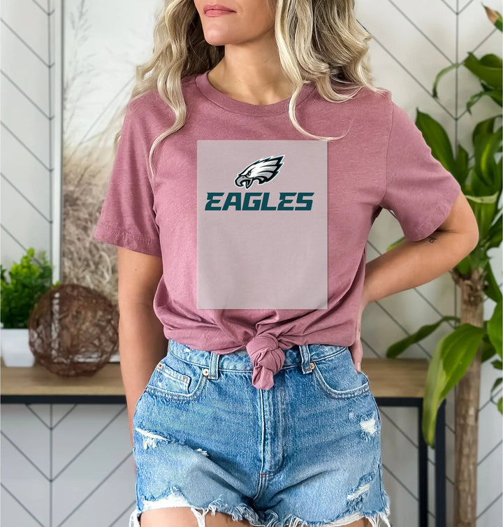 Philadelphia Eagle Football DTF Transfer, Eagles Football Ready To Press