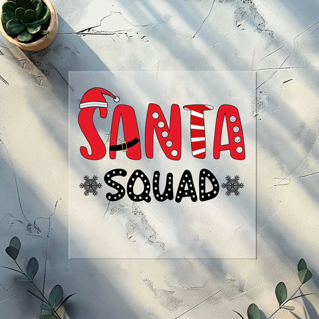 Santa Squad DTF Transfers | Family Christmas Matching DTF